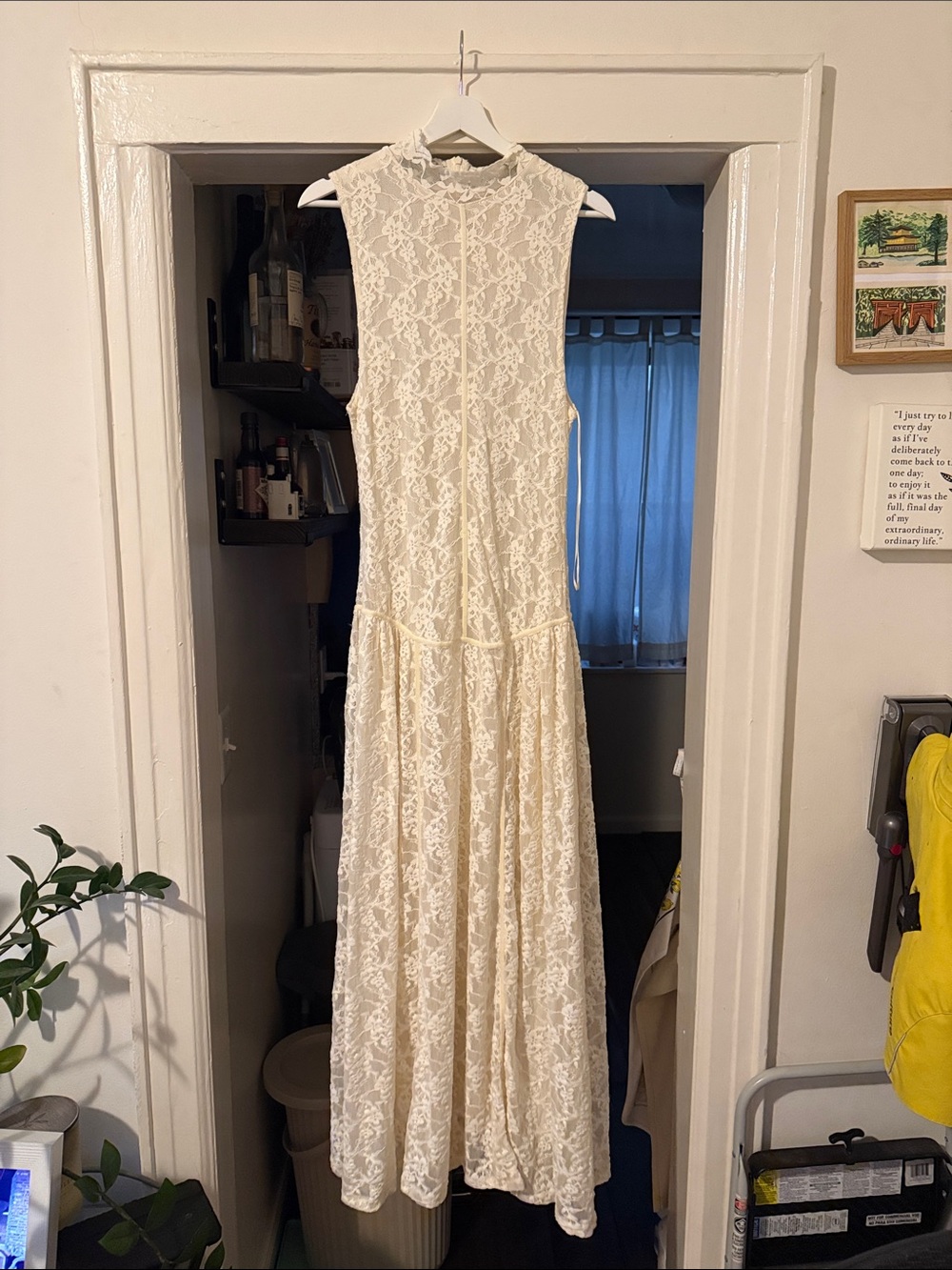 ZARA Drop Waist Dress Size L